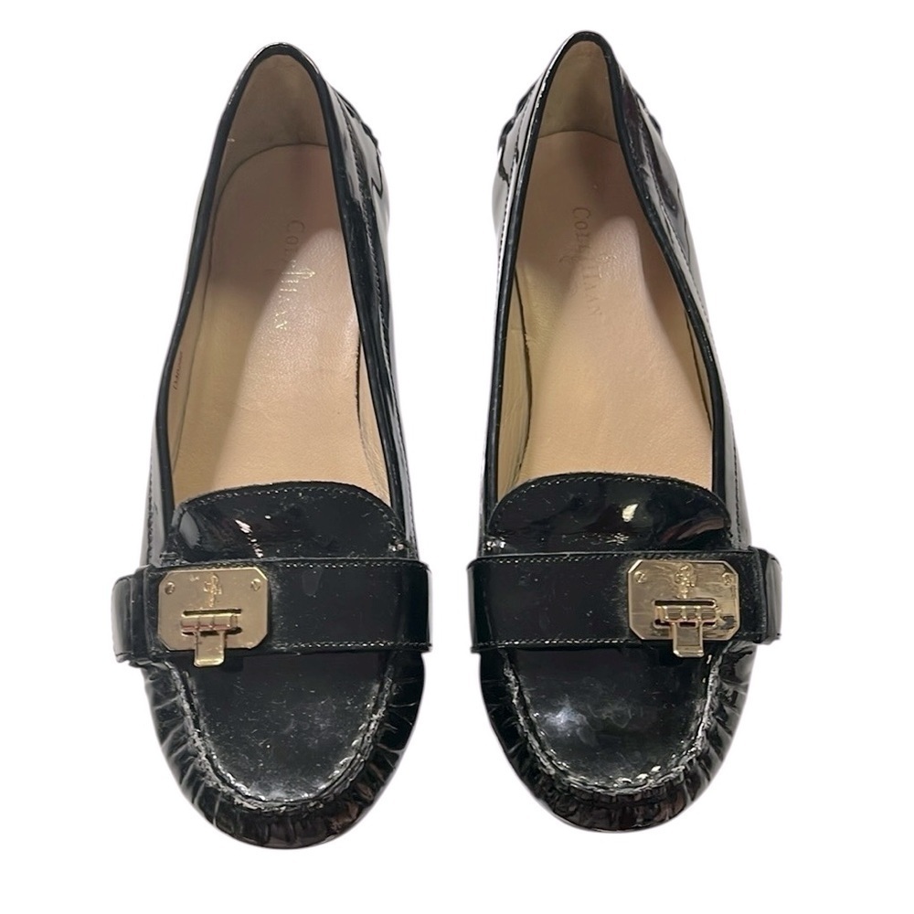 Cole Haan Black Patent Leather Loafers